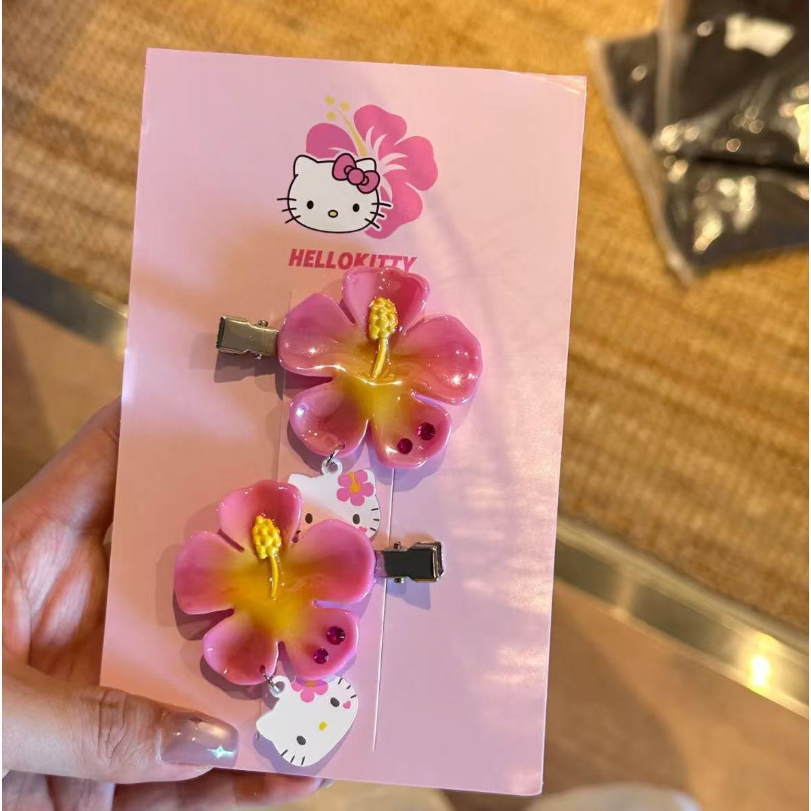 Tech Hair Accessories - Kawaii Sanrio Hello Kitty Flower Hair