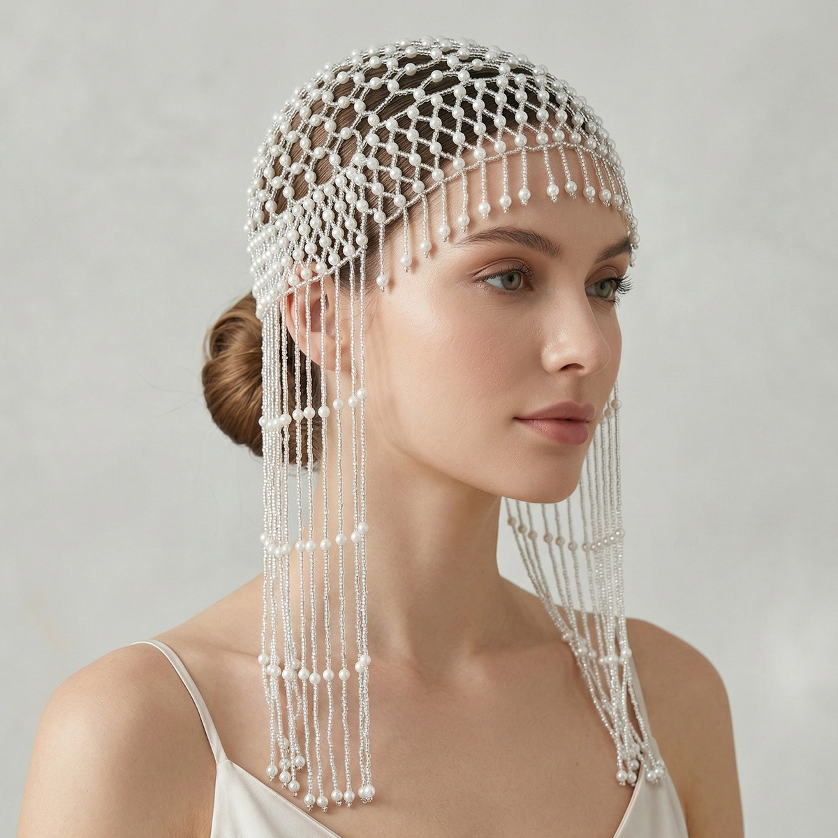 Luxury Pearls Beaded Headwrap  – обзор и цена Tech Hair Accessories