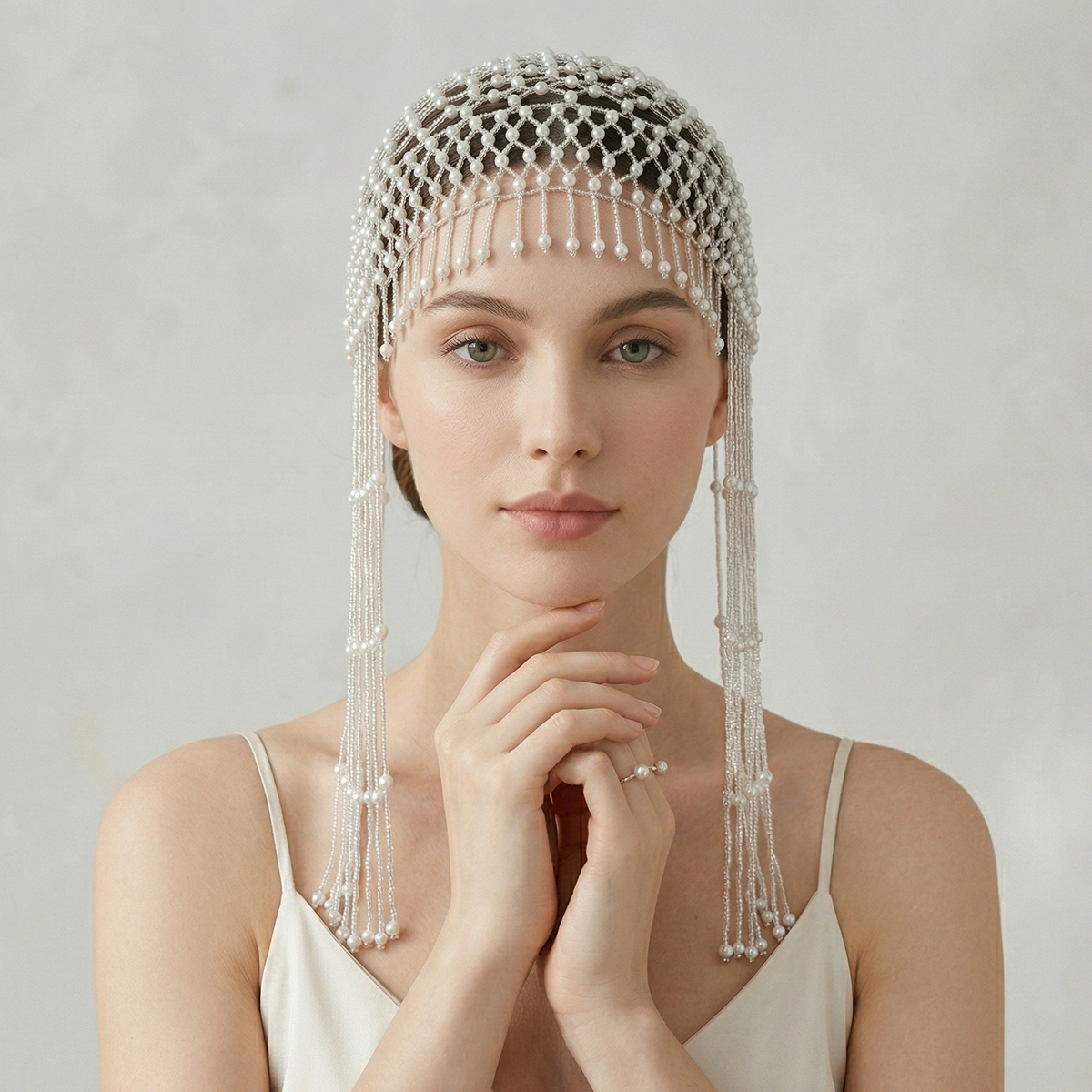 Luxury Pearls Beaded Headwrap  – обзор и цена Tech Hair Accessories