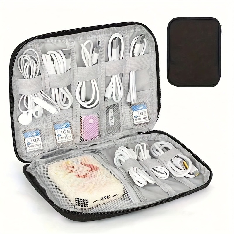 A Multi-Pocket Electronic Acce – обзор и цена Tech Accessories Travel Organizer Pouch