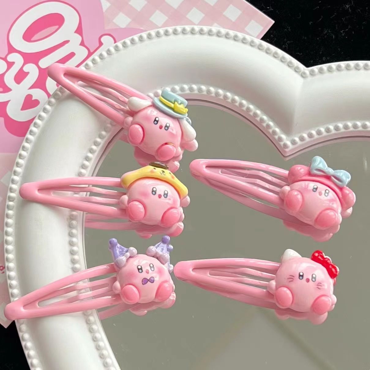1~10pcs Cute Kirby BB Hair Cli – обзор и цена Tech Hair Accessories
