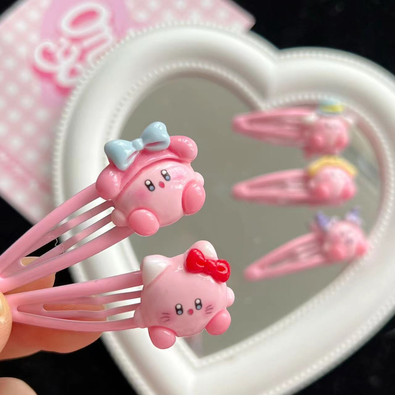 1~10pcs Cute Kirby BB Hair Cli – обзор и цена Tech Hair Accessories