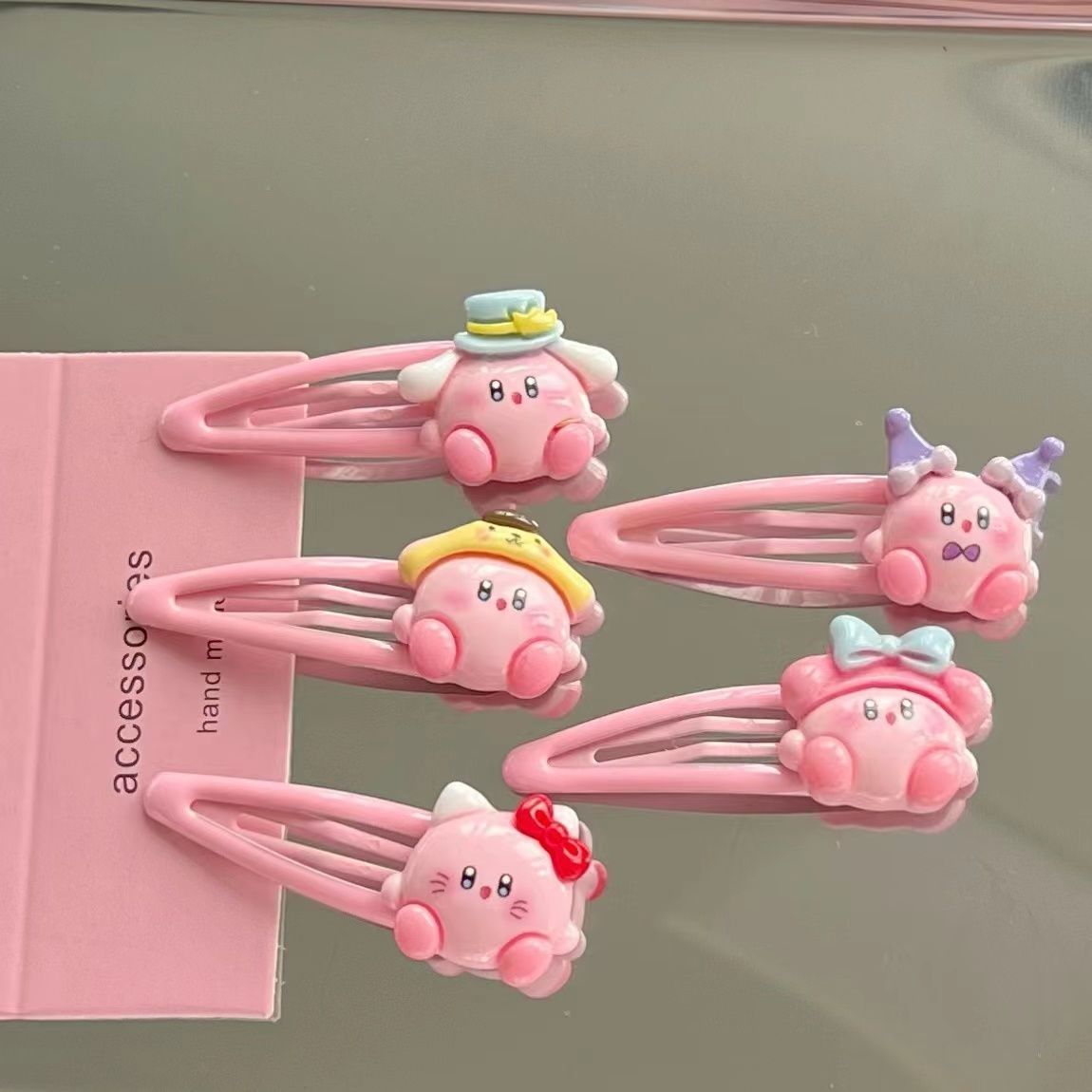 1~10pcs Cute Kirby BB Hair Cli – обзор и цена Tech Hair Accessories