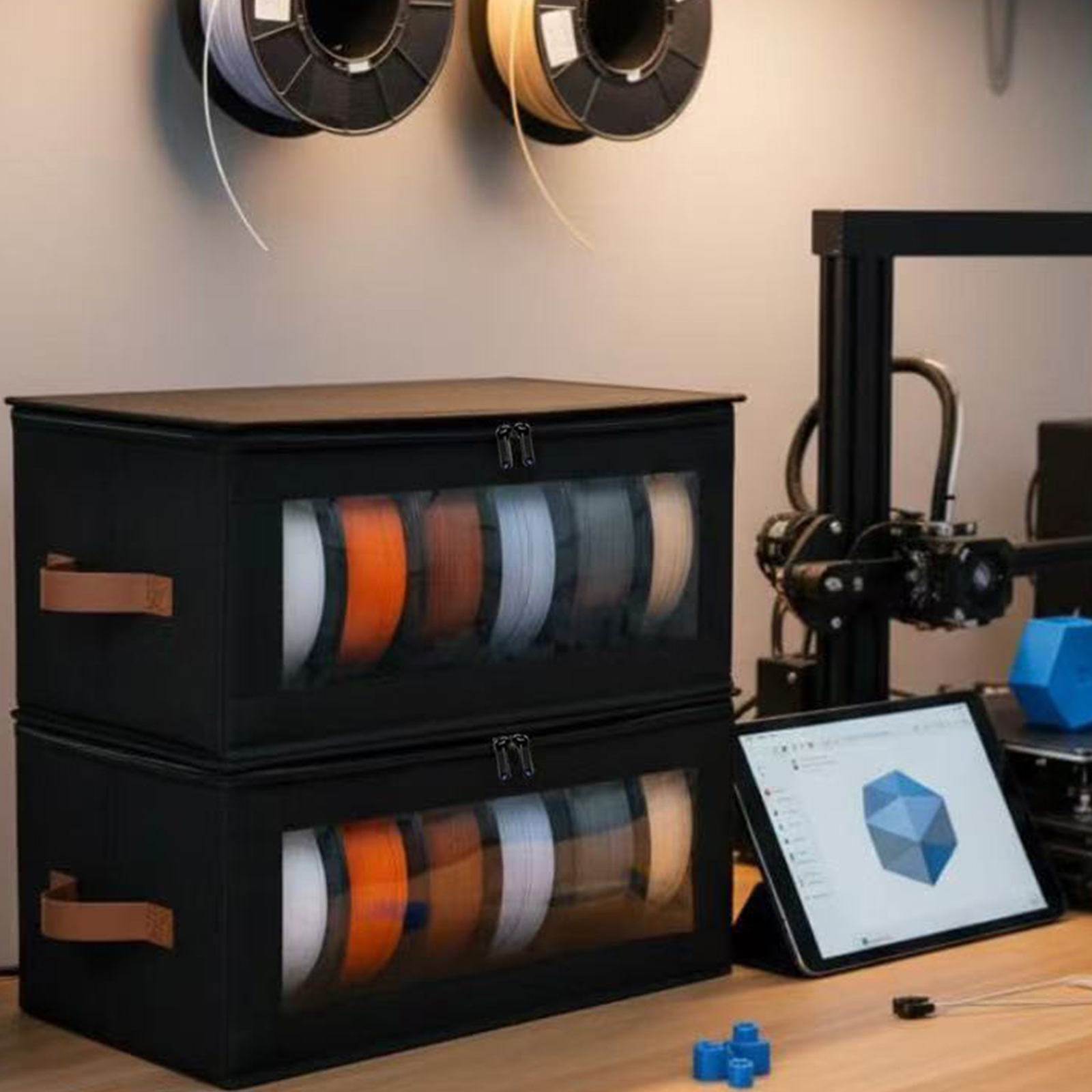 1-10X 3D Printer Filament Stor – обзор и цена Tech Accessories Holder
