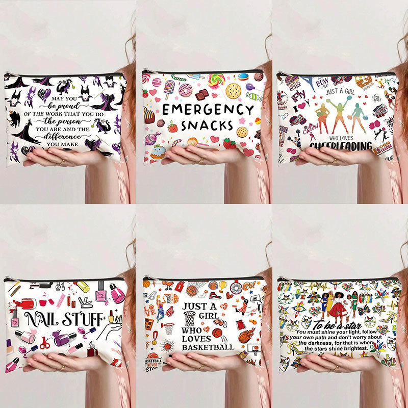 1 PC Women Printed Canvas Make – обзор и цена Tech Accessories Travel Organizer Pouch