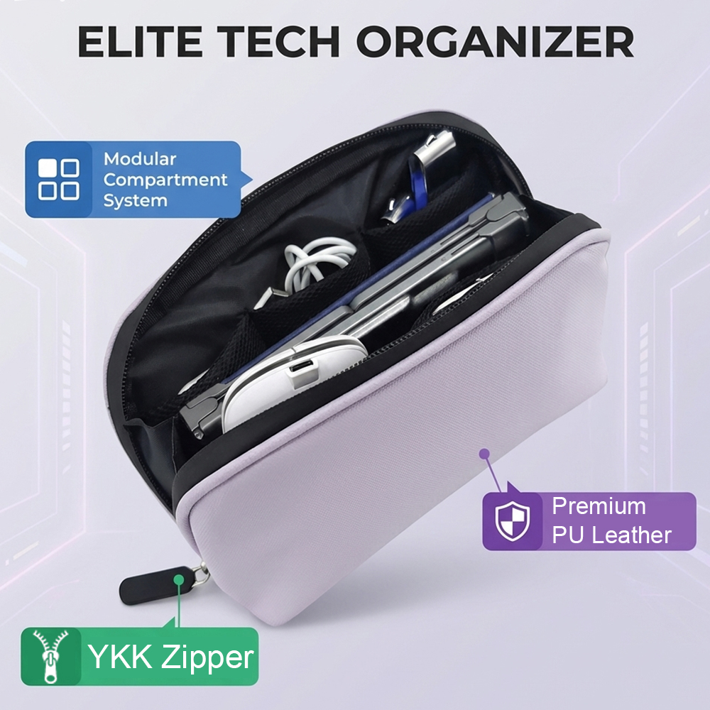 Tech Organizer Bag Portable El – обзор и цена Tech Accessories Travel Organizer Pouch