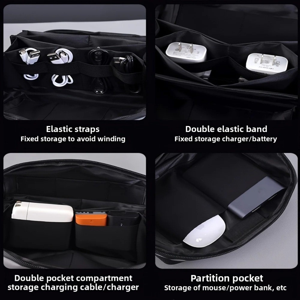 Portable Data Cable Storage Ba – обзор и цена Tech Accessories Travel Organizer Pouch