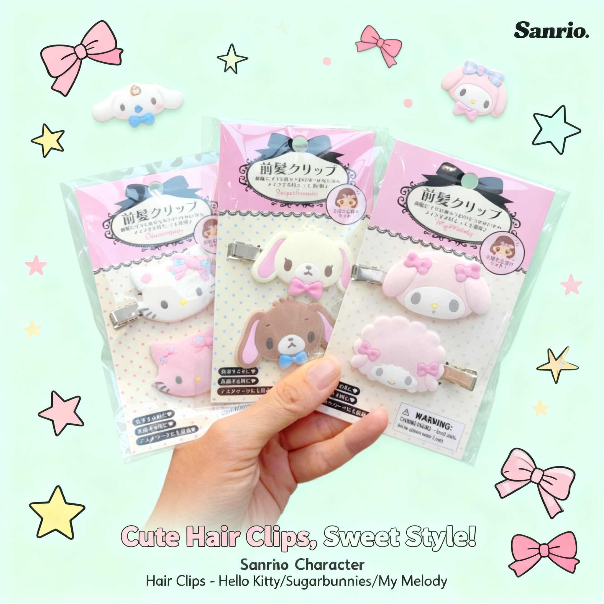 Kawaii Sugarbunnies Hairpin Ca – обзор и цена Tech Hair Accessories