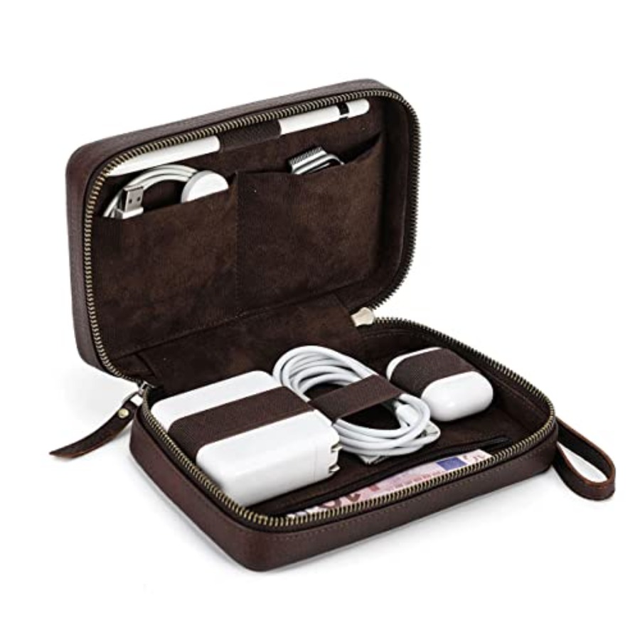Full Grain Leather Electronic  – обзор и цена Tech Accessories For Travel
