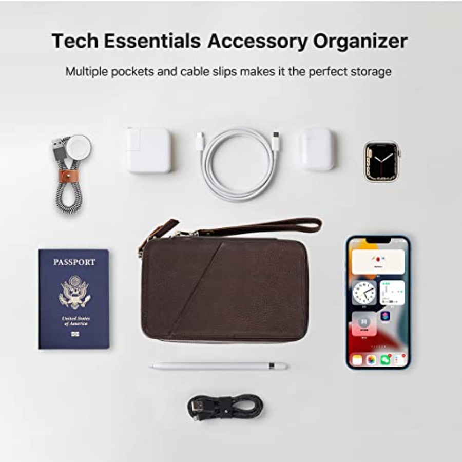 Full Grain Leather Electronic  – обзор и цена Tech Accessories For Travel