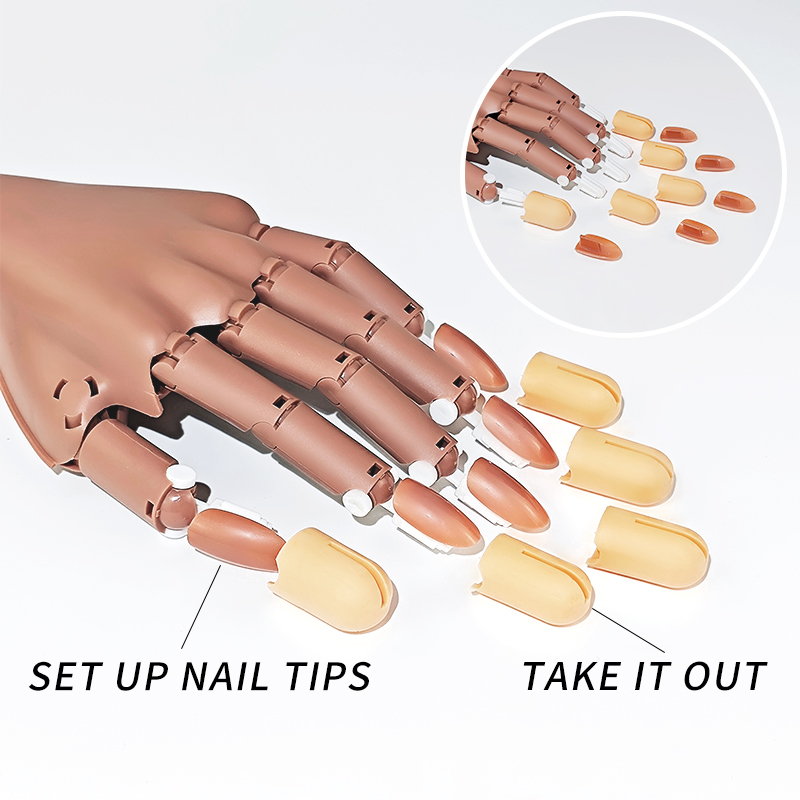 Nail Fake Practice Hand Movabl – обзор и цена Tech Accessories Holder