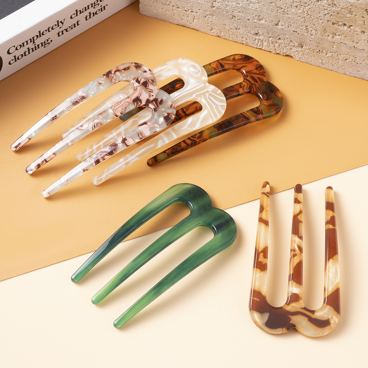 Acetic Acid Hair Forks Three T – обзор и цена Tech Hair Accessories