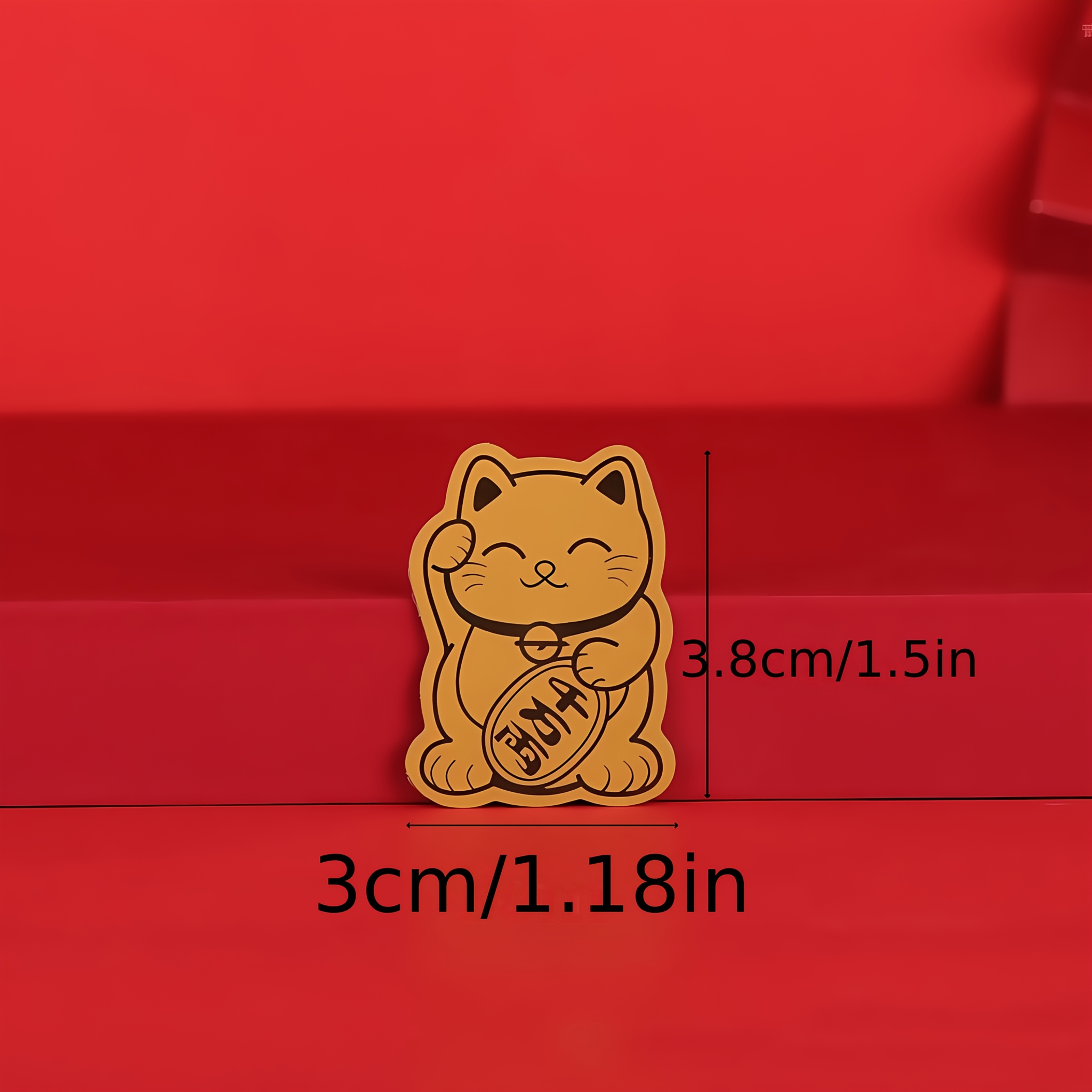 6 Gold Lucky Cat Stickers - De – обзор и цена Tech Accessories For A Tablet